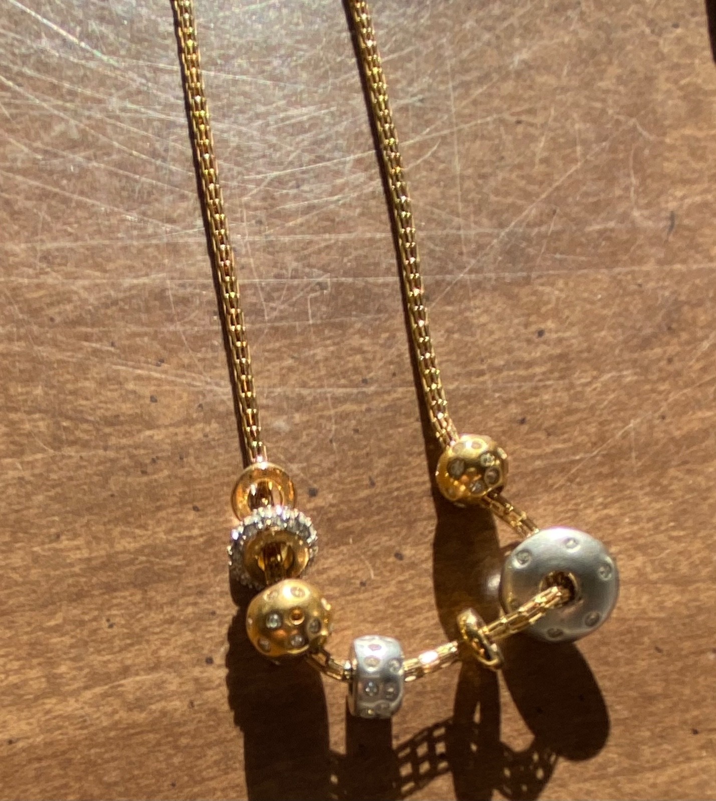 Signed, Swarovski, Slide Ball Charms, Vintage