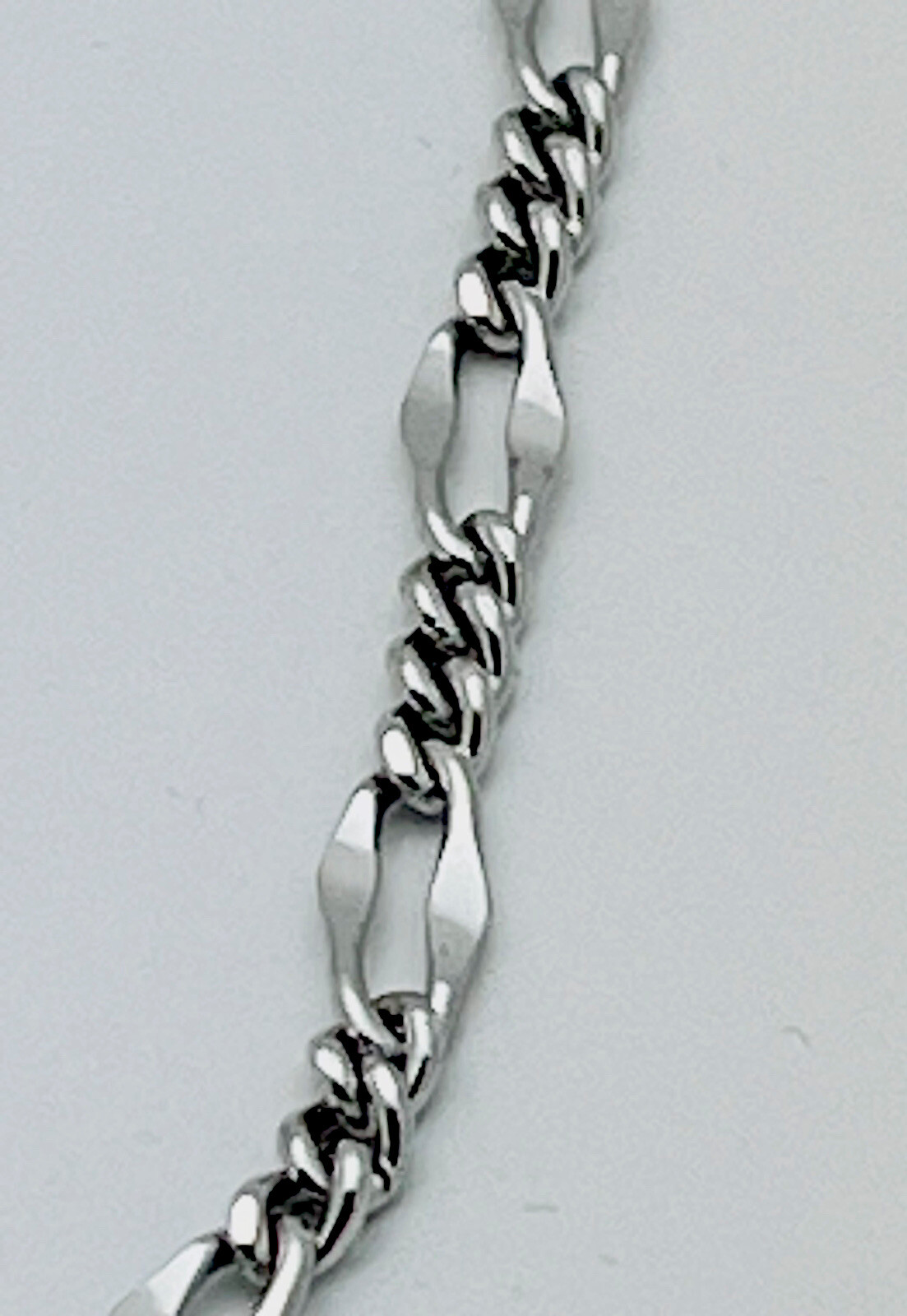 DaneCraft Tarnish Free 925 Sterling Silver 9 Gram Figaro Link Necklace 16”