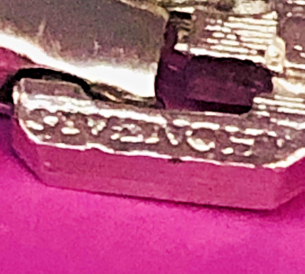 Vtg. GIVENCHY 25 In Silver Tone Chain with Sterling Silver Heart Locket.