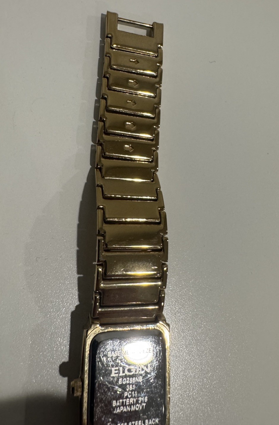 Elgin Women’s Diamond Quartz Watch EG286NB Gold Tone