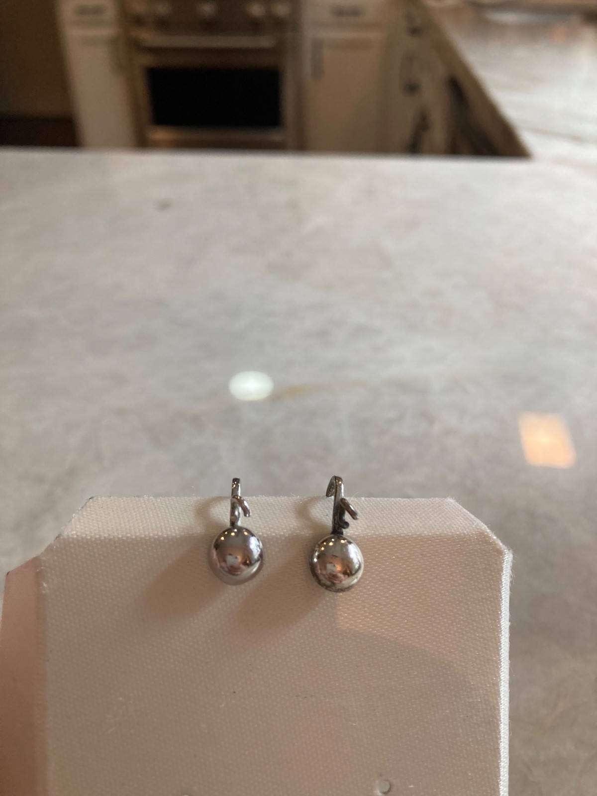 Vtg Sterling Silver Clip On Earrings Fine Jewelry