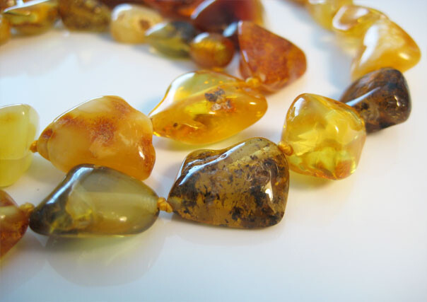 Genuine Massive Amber Beautiful Baltic Amber Necklace 22 inches !!!