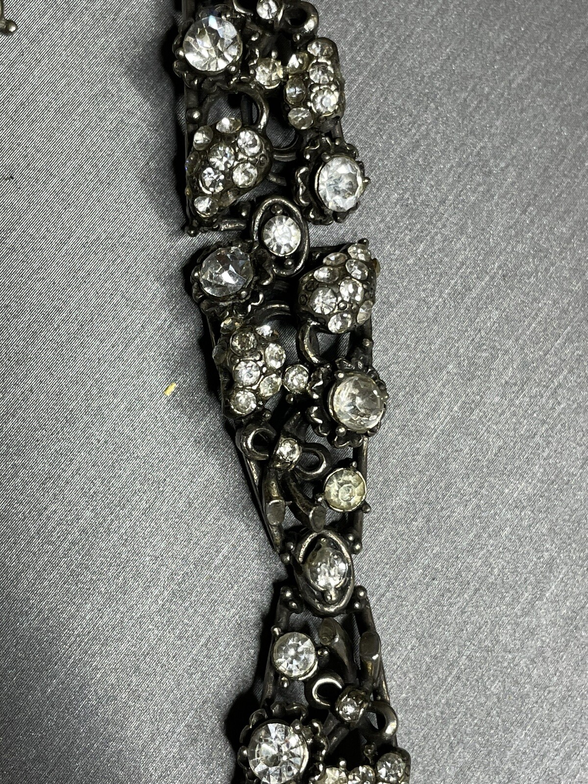 Hollycraft 1953 HTF Parure Suite White Rhinestone “none Missing” a RARE Beauty