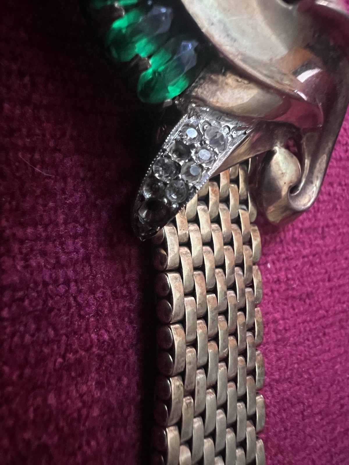 RETRO DECO KREISLER SIGNED RETRO DECO MESH BRACELET