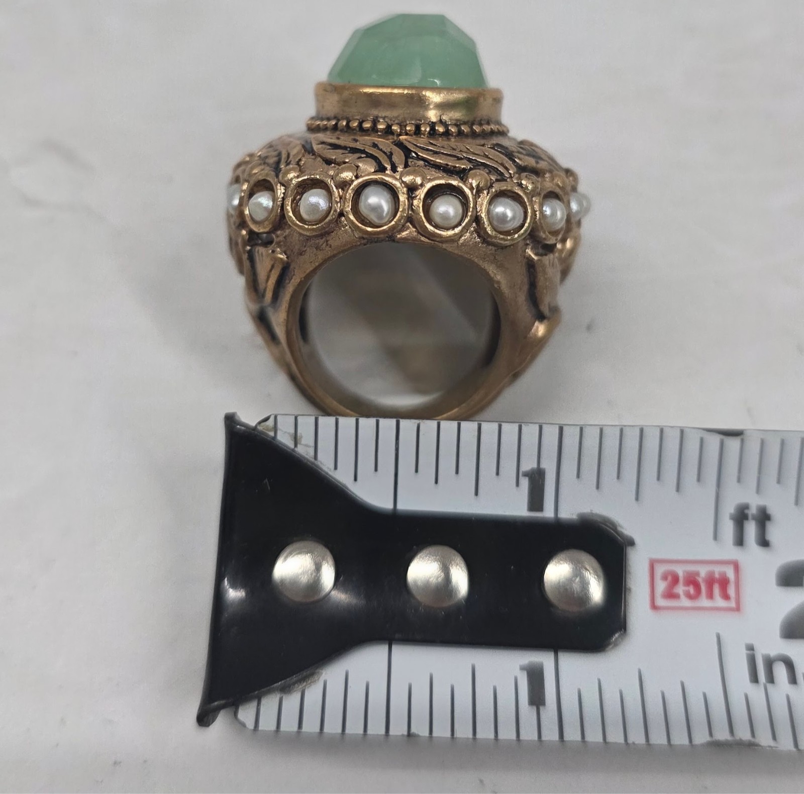 BRONZE Antique China Ring Size UNKNOWN – SEE Pictures