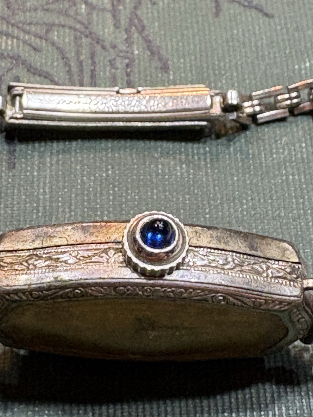 Antique ART DECO Ladies Wrist Watch FONTAIN WATCH CO. non Working