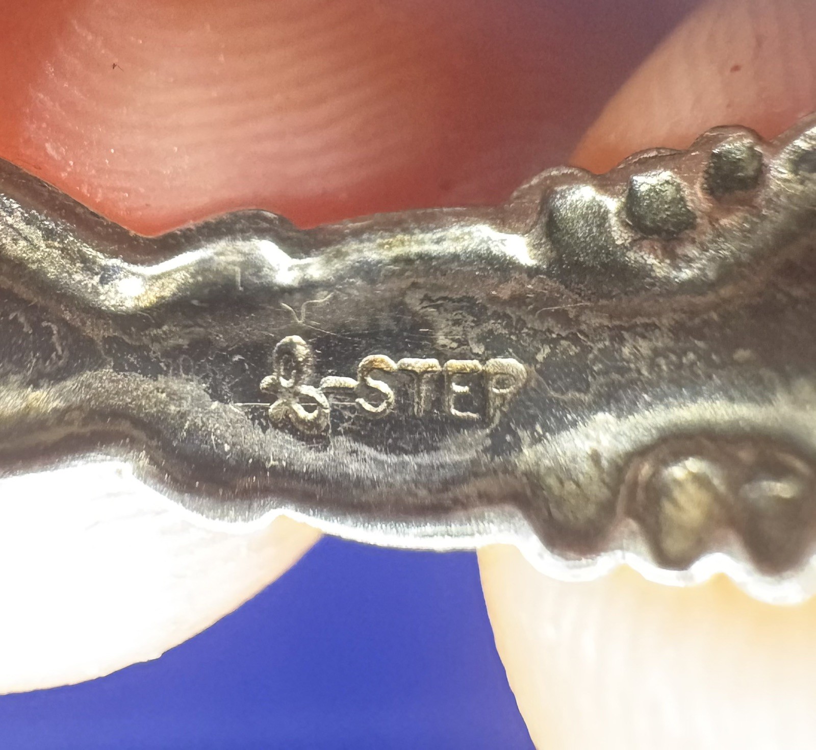 (26) 1920-1930s Antique Vintage 925 Sterling Silver Ring Adjustable – Floral