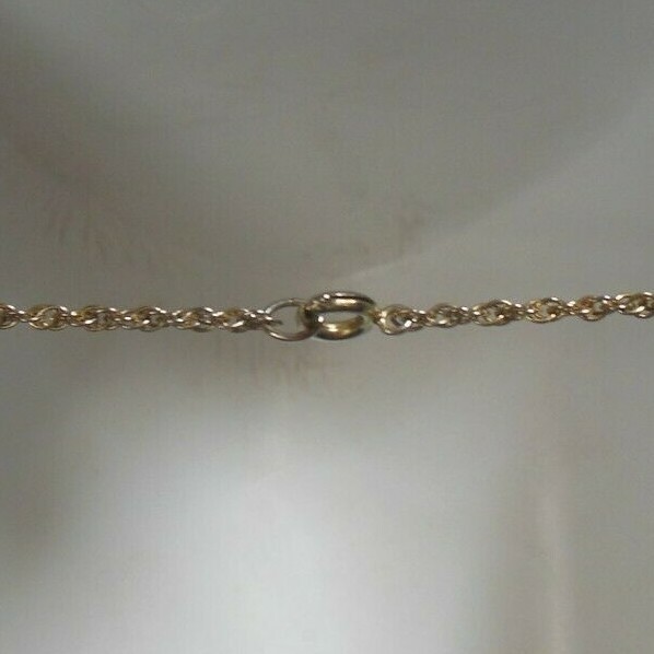 Vintage Unsigned Goldette Amethyst Intaglio Glass Pendant Necklace