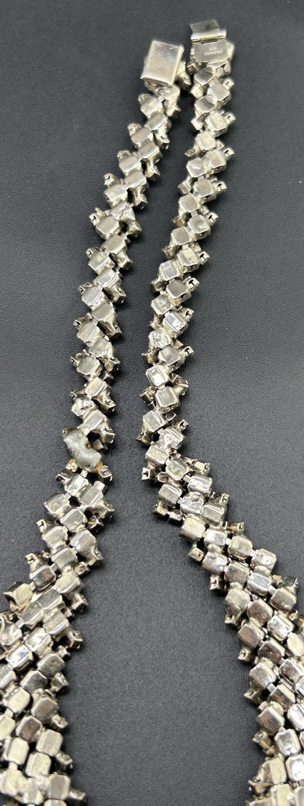 Kramer NY Rhinestones And Teardrop Center Necklace