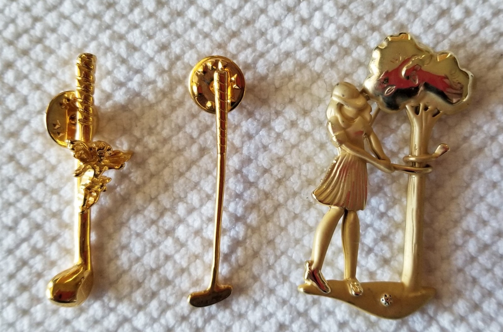 Lot of 5 ~ New to Vintage Golf Pin Brooches