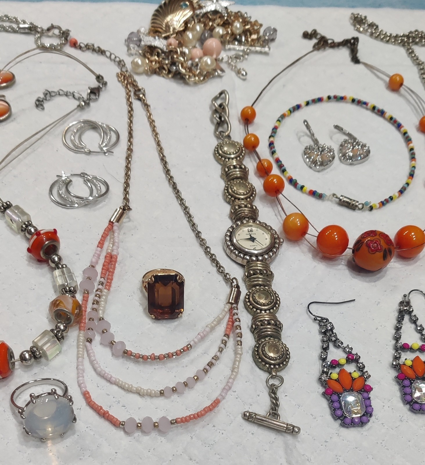 Lot Of Estate Costume Jewelry, 15 Pcs