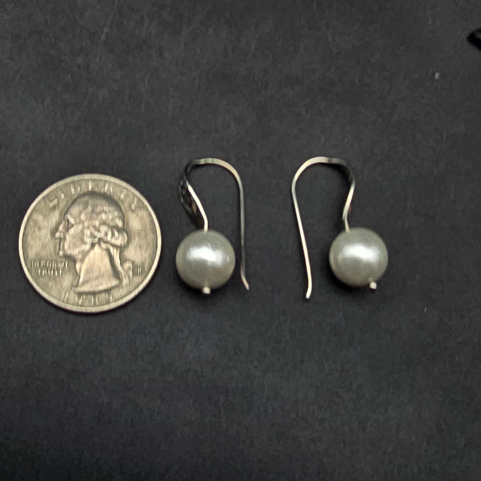 Robert Manse Sterling Silver Pearl Earrings with 18K Gold Accents