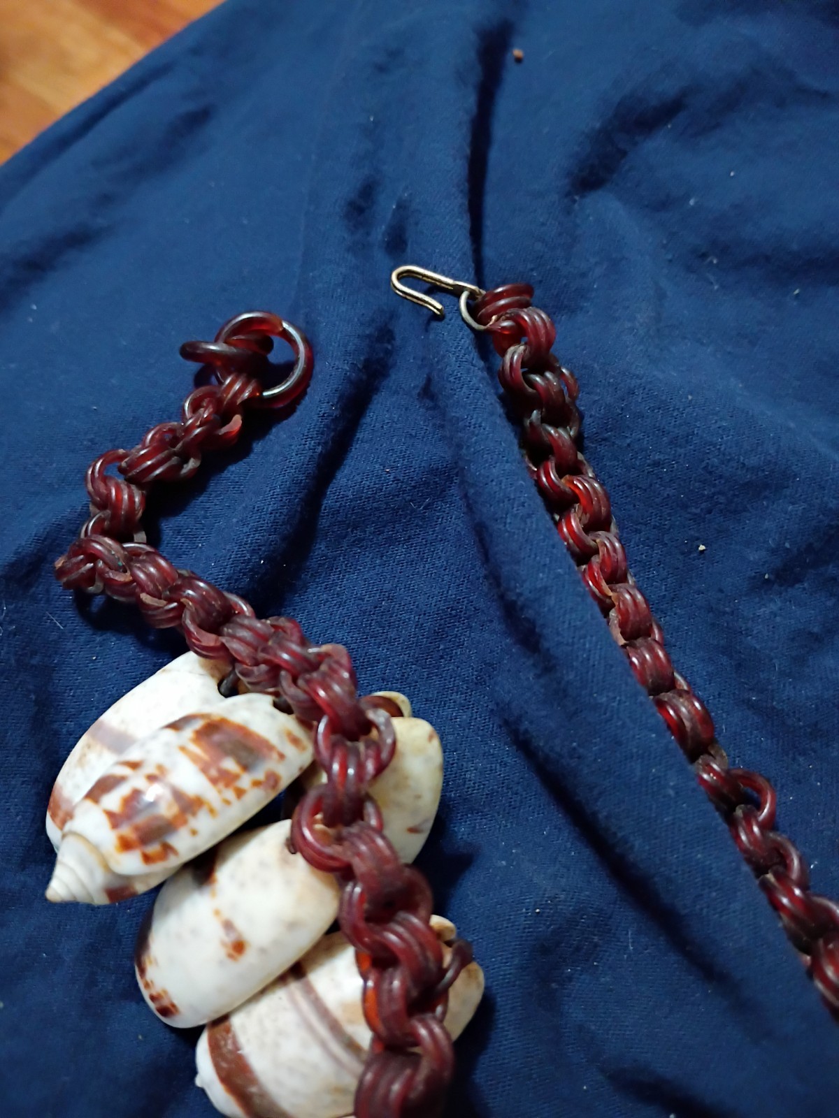 shell necklace vintage