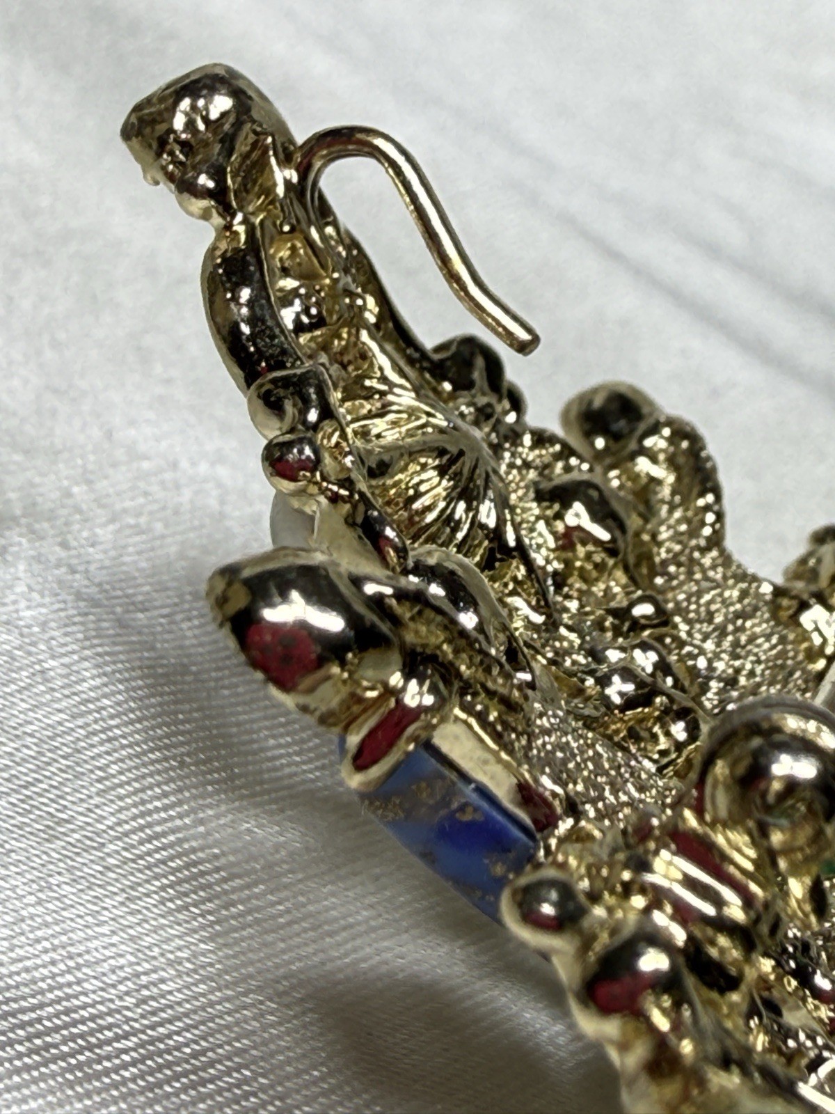 VINTAGE SARAH COVENTRY GALAXY BROOCH/PENDANT WITH CLIPON EARRING SET RHINESTONES