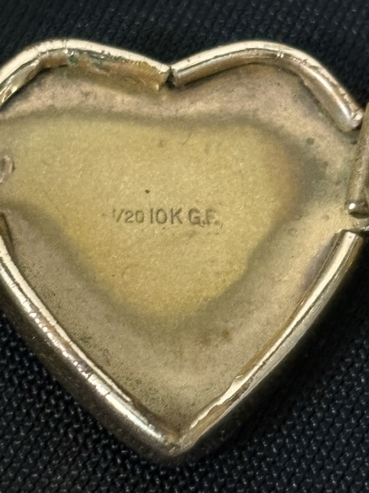 Vintage American Queen Sweetheart Bracelet Etched Gold Filled NEED REPAIR