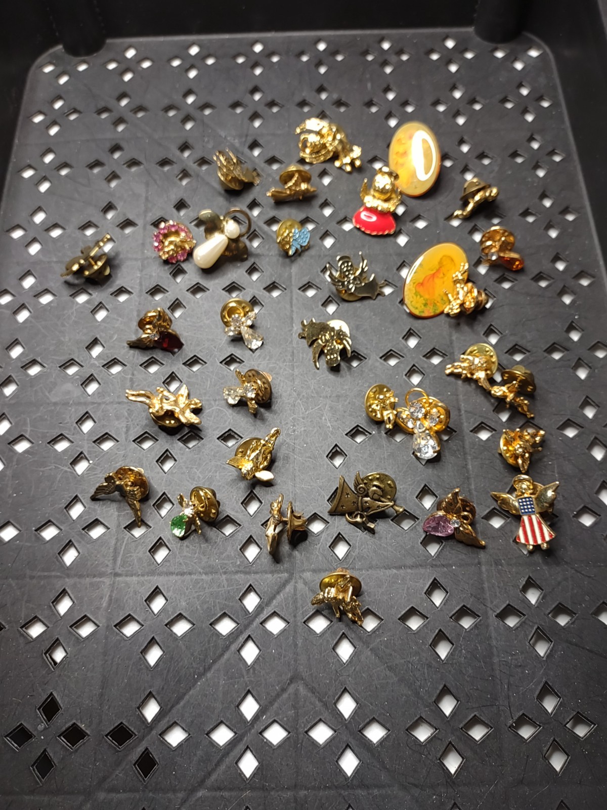 Lot Of Angel / Cherub Themed Pins Angel Pin Lot FTPAG
