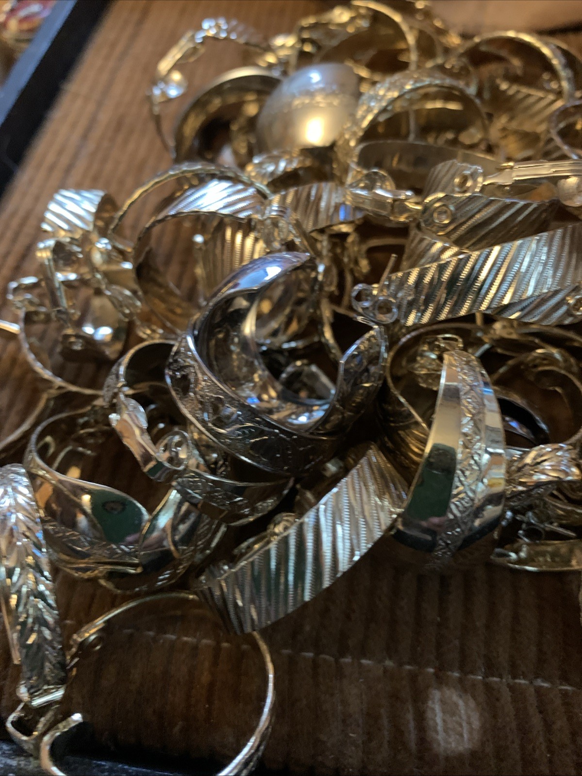 Vintage Attic Jewelry Find 28 Pair Earrings Unused in Bag