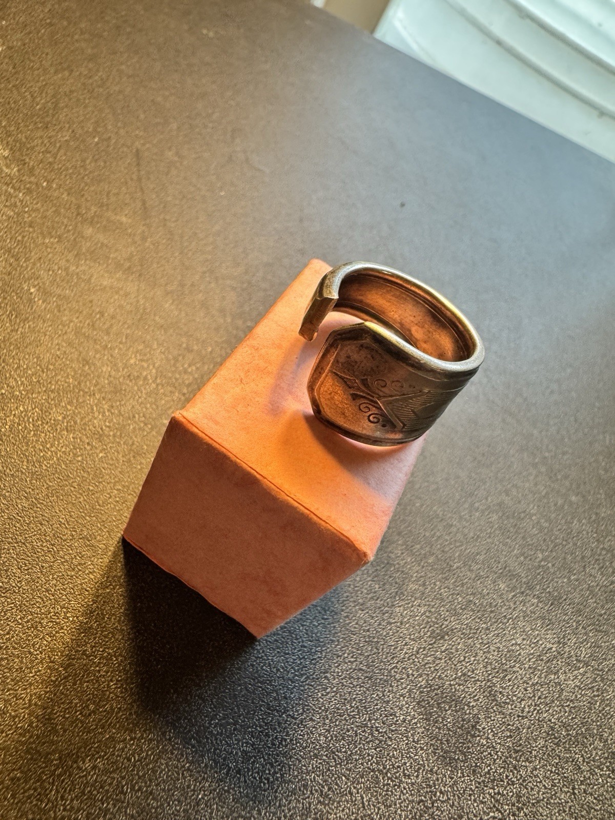 Vintage Open Spoon Ring Size 7.5 Beautiful Craftsmanship Great For Any Occasion