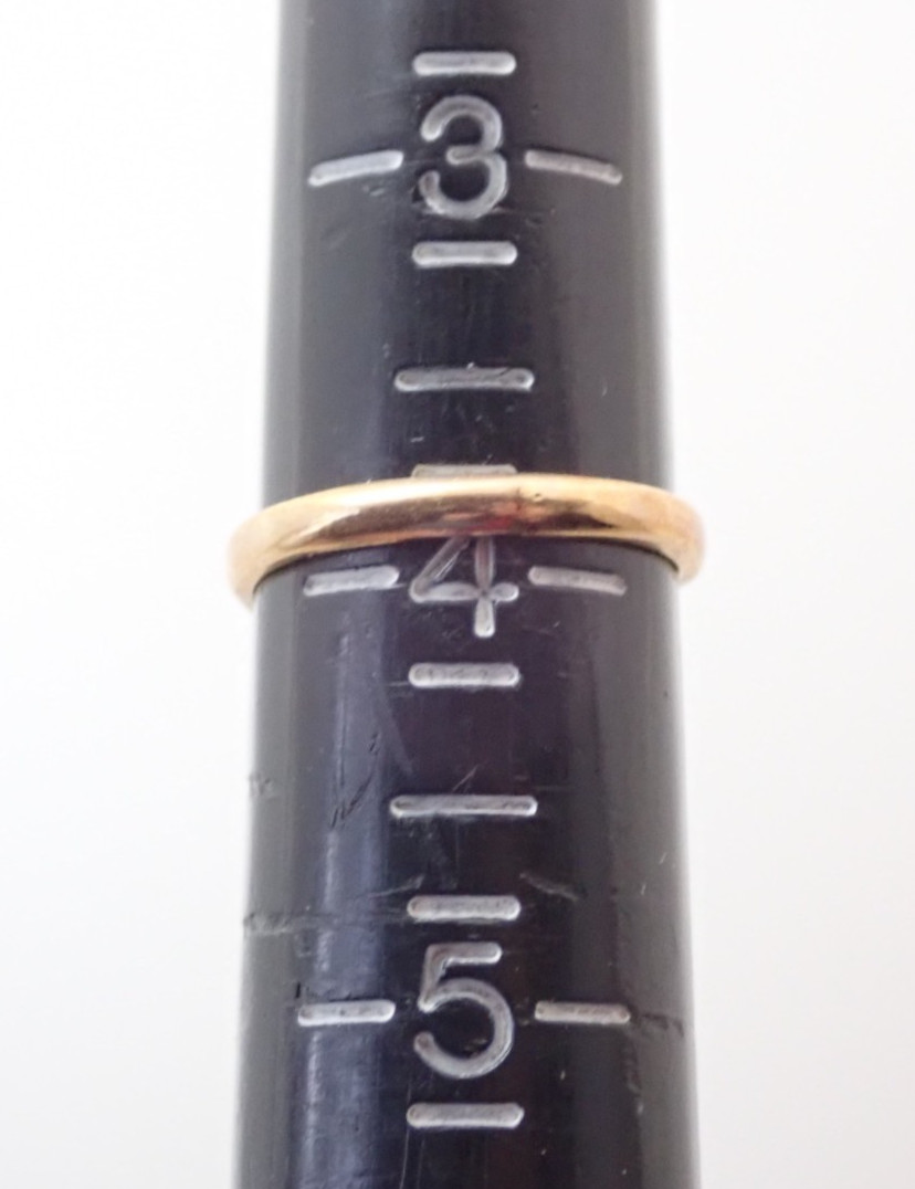 Vintage 10k Gold Filled Signet Initial Letter “A” Pinky Band Ring Sz 3.75