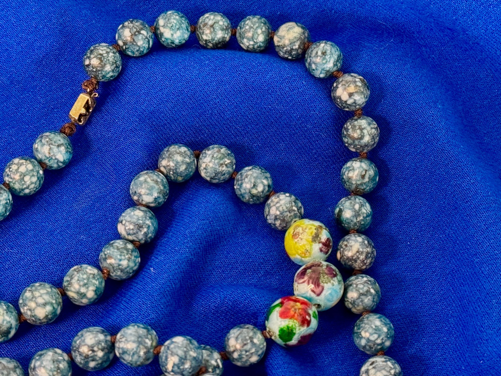 Vintage Chinese Turquoise Necklace. Rare, very unique. Family-owned piece-Taiwan