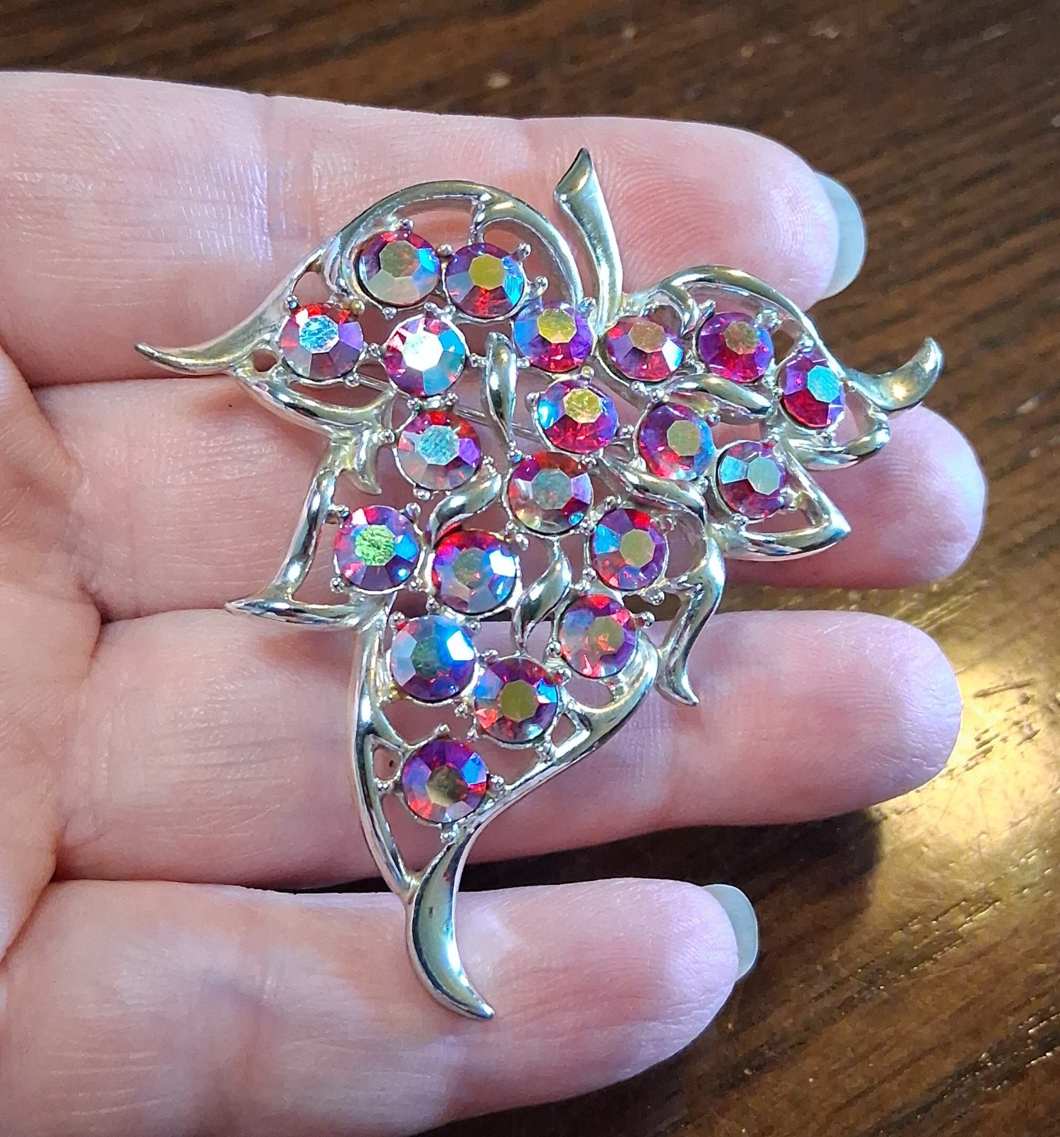 Vintage Sarah Coventry “Dazzling Aurora” Full Set Minor Flaws See Pics/Descript