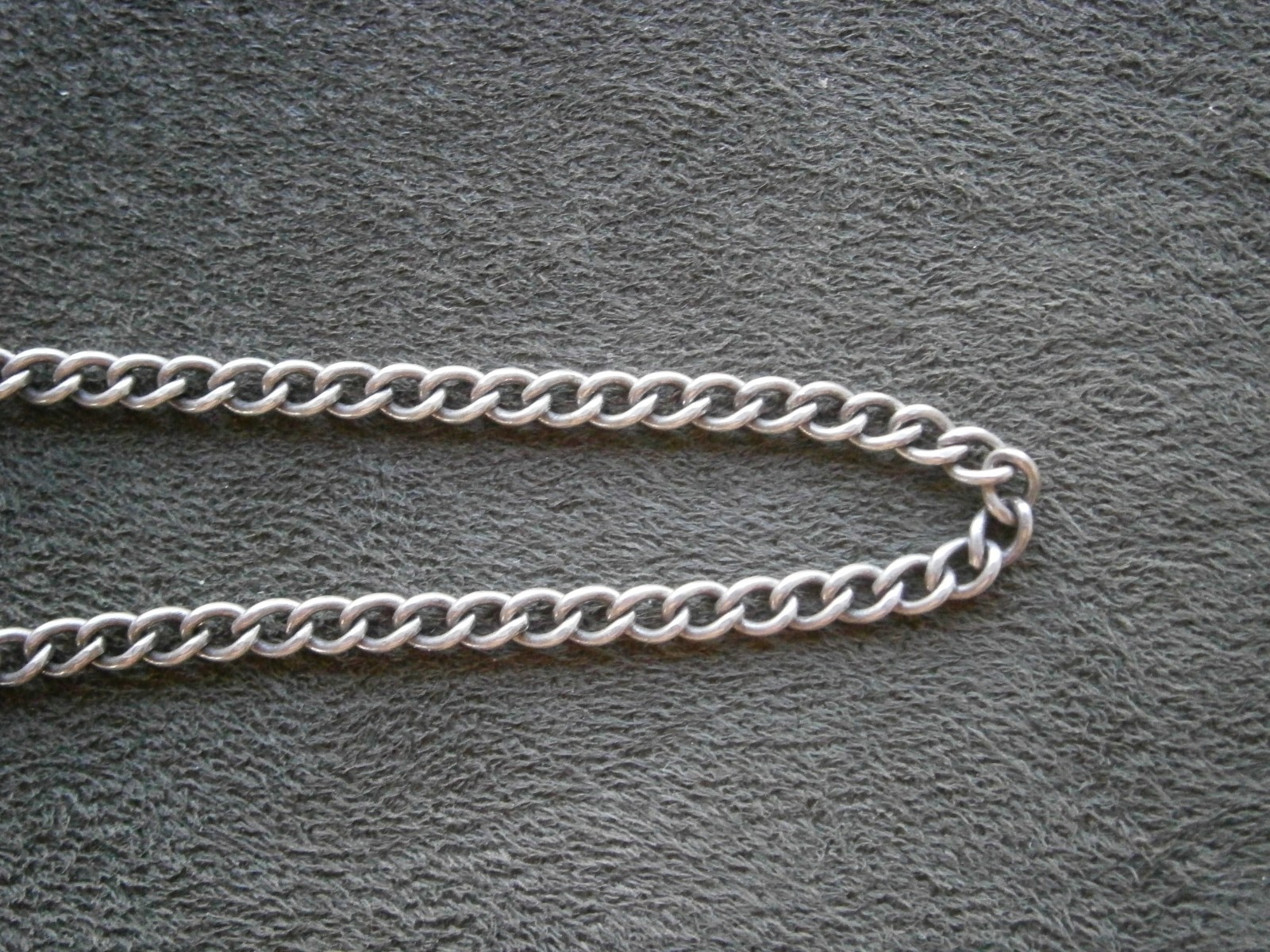 Dainty Close Curb Small Link Vintage Sterling Silver Padlock Bracelet 7.5″ ~4.8g