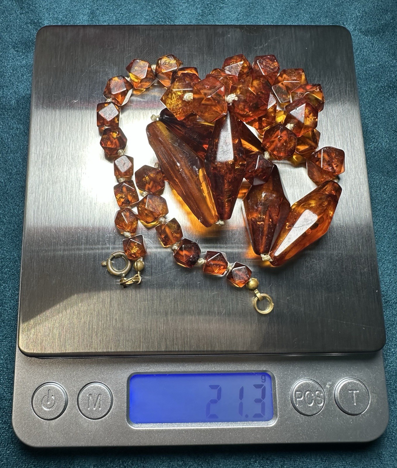 Amber Vintage Necklace 21 Grams