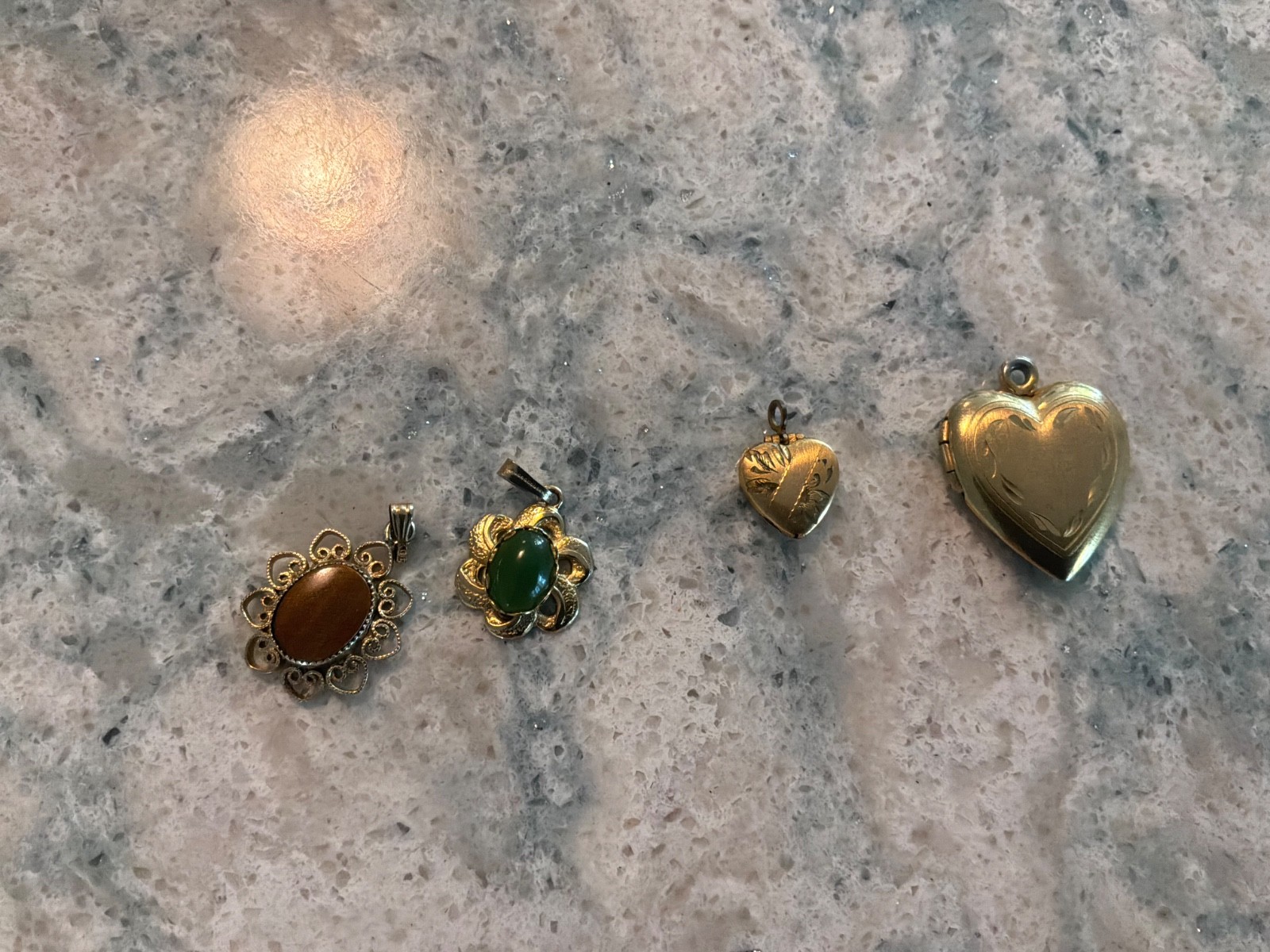 Vintage Mix Lot of Brooches/ Pendants/ Lockets/ Bel-ron/ Wells/ CR. CO/ Etc