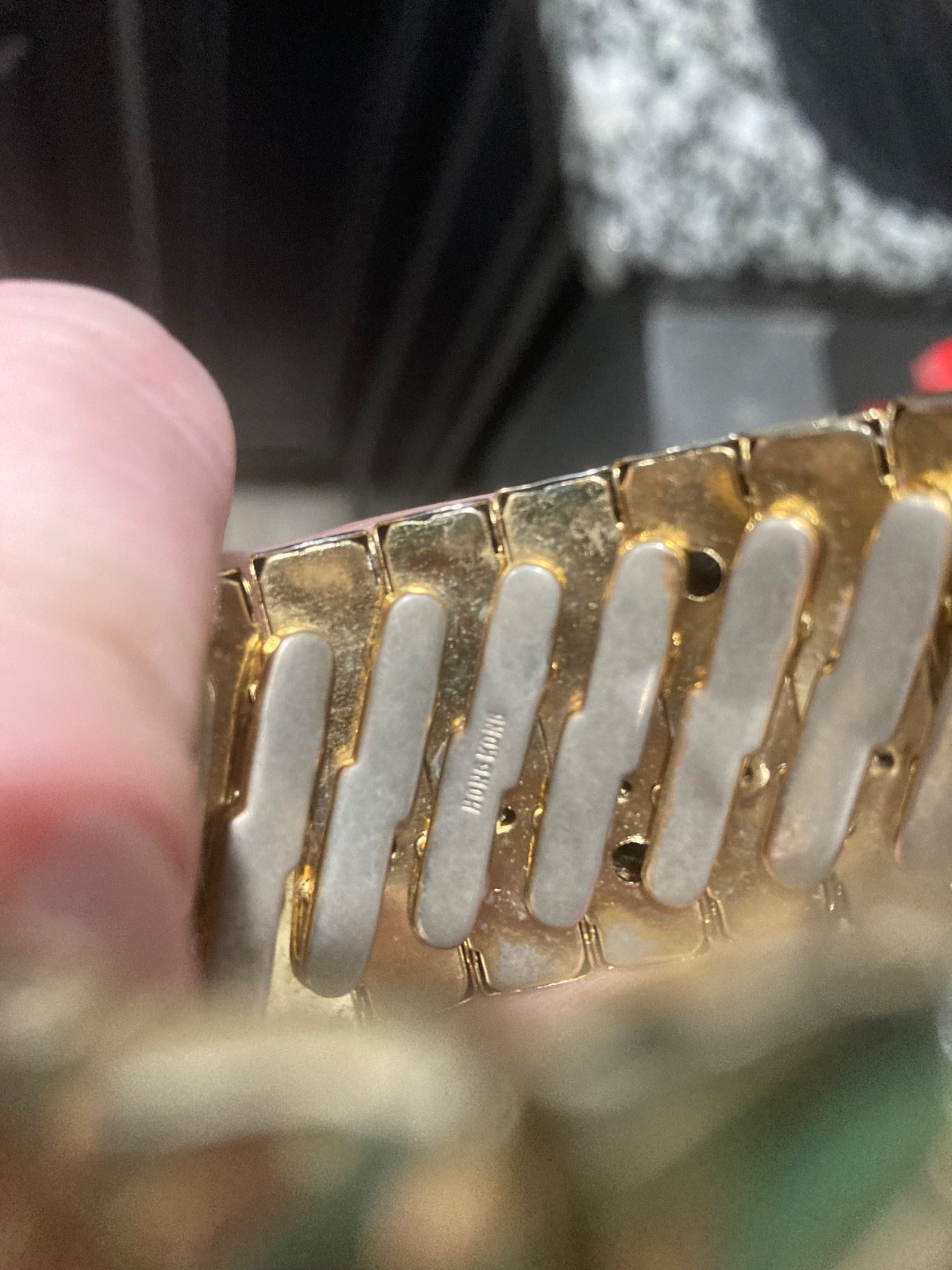 Vintage Gold-Tone Hong Kong Bracelet