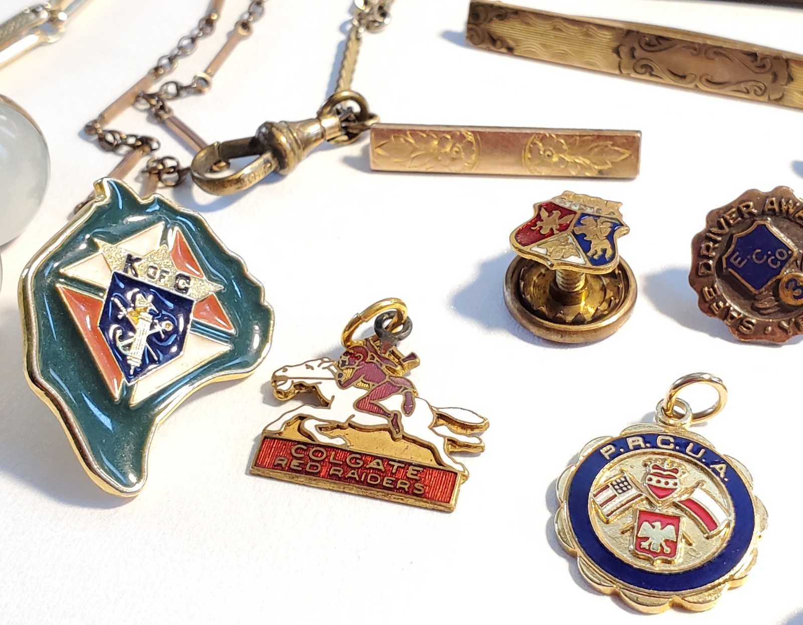 Antique, Vintage Mens Jewelry, Collectibles, Accessories Lot, Over 50 Pieces!
