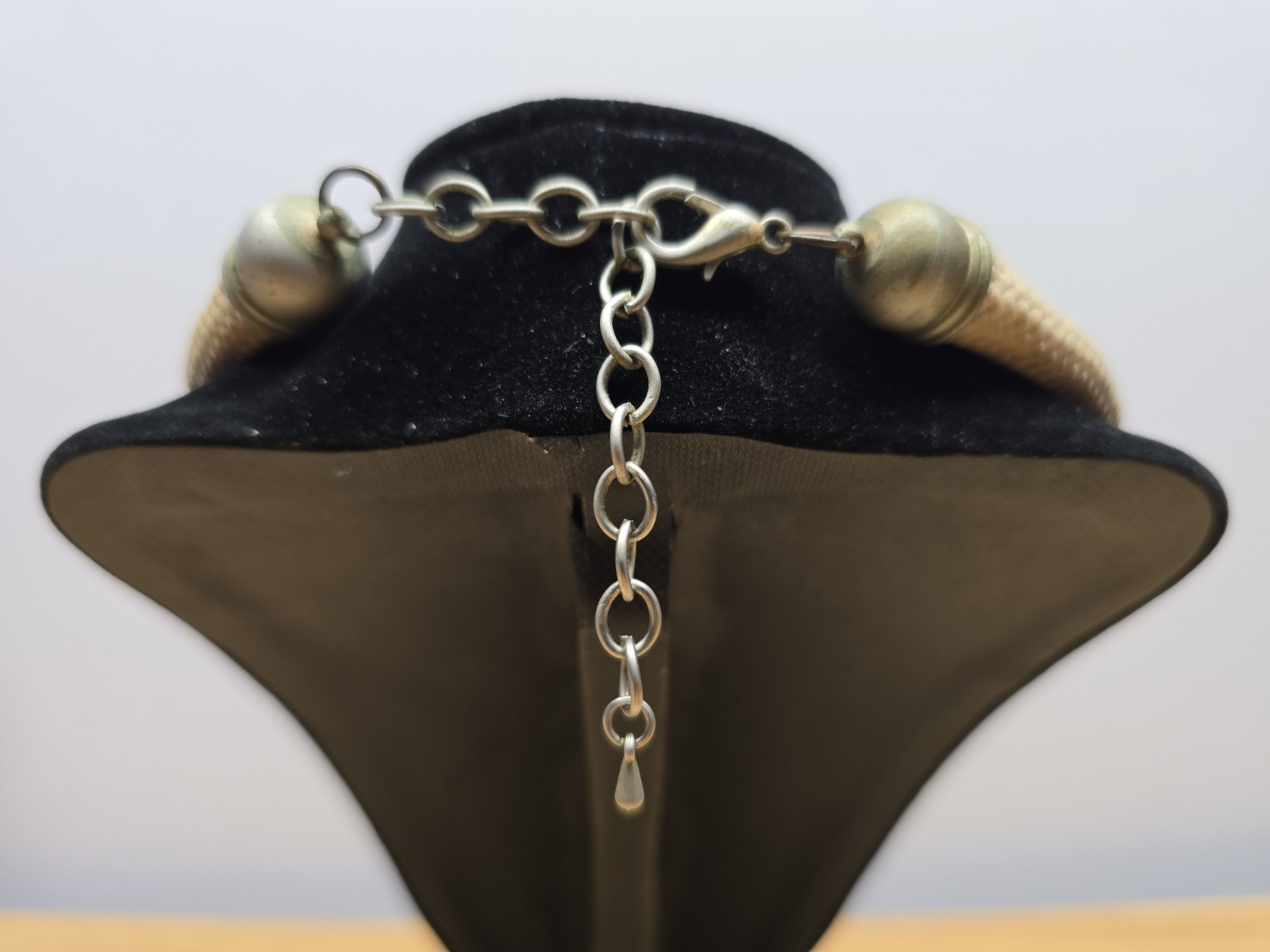 Vintage Tribal Corded Boho Choker 21″ In Long