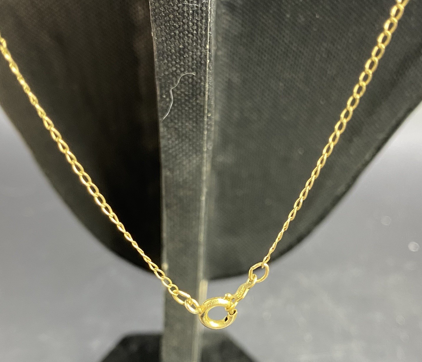 Vintage Marathon 14K Solid Gold Puffy Heart 12K GF Crown Chain Necklace Set