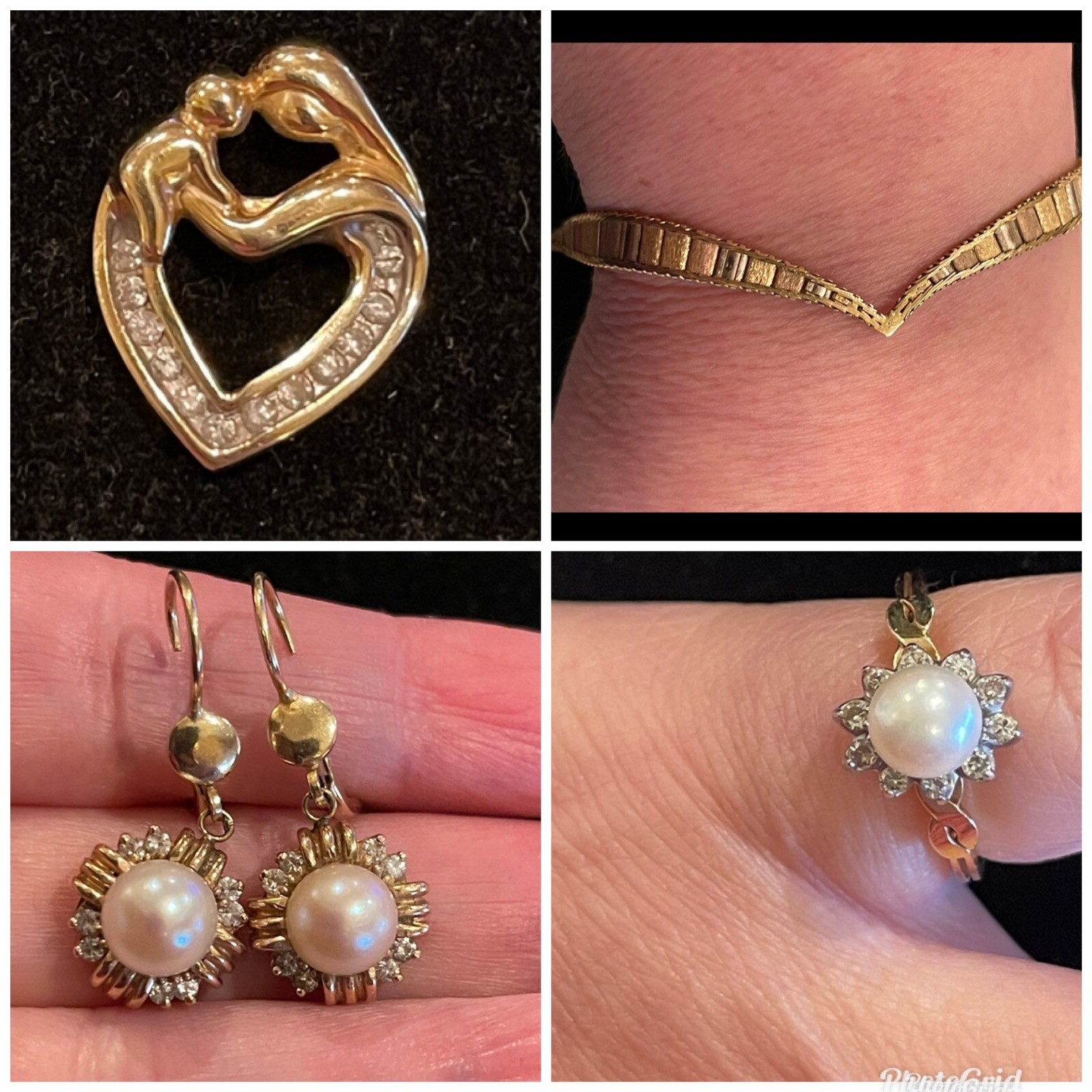 ART NOUVEAU 14k Yellow Gold Oval Signet Ring Monogram “SB_JS” Sz 5 Vintage