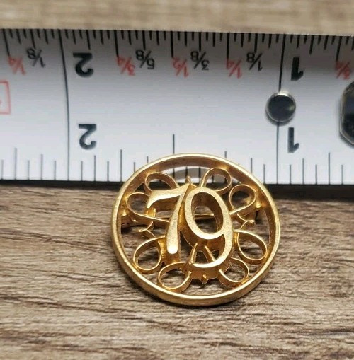Vintage Avon Seller’s Award Pins From The 1970’s Lot Of 3 Assorted Pre-owned