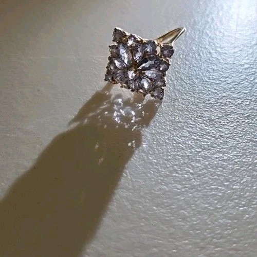 Vintage Violet And Blue Gold Tanzenite Ring