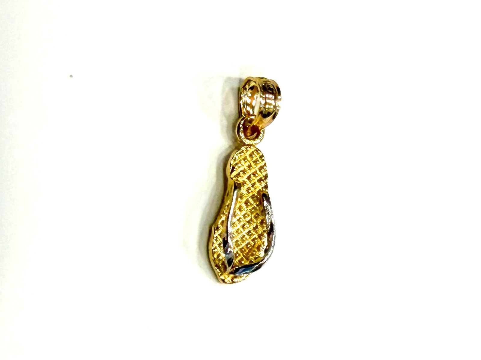 Vintage 14k Gold FLIP FLOP PENDANT – Beach Sandal Charm SHOE Necklace Bracelet