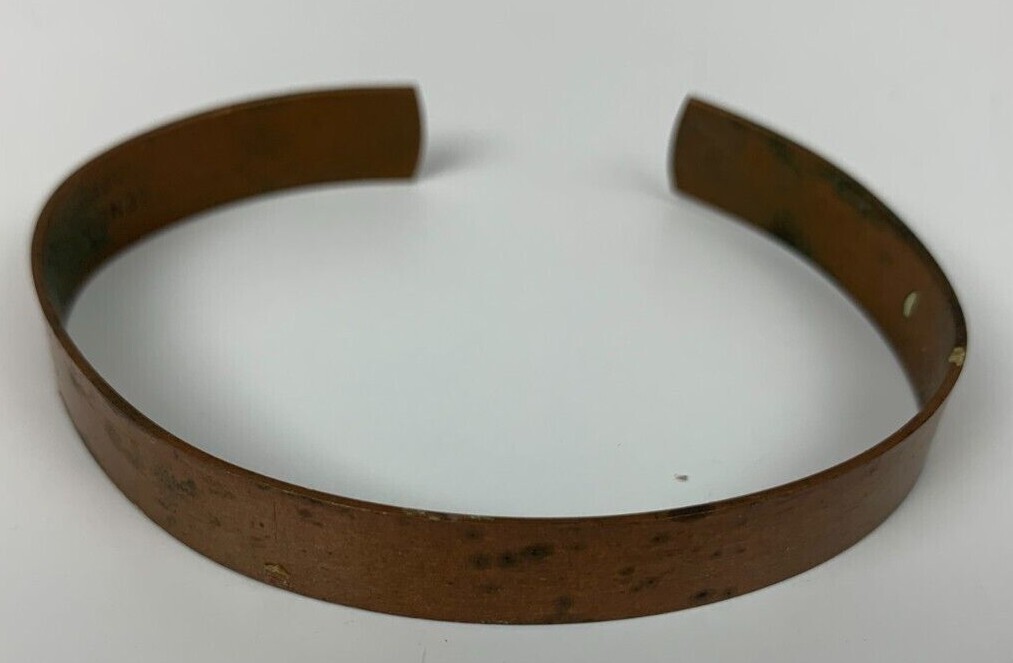 Genuine Copper Bracelet Vintage Jewelry Adjustable Adult Unisex Size Signed