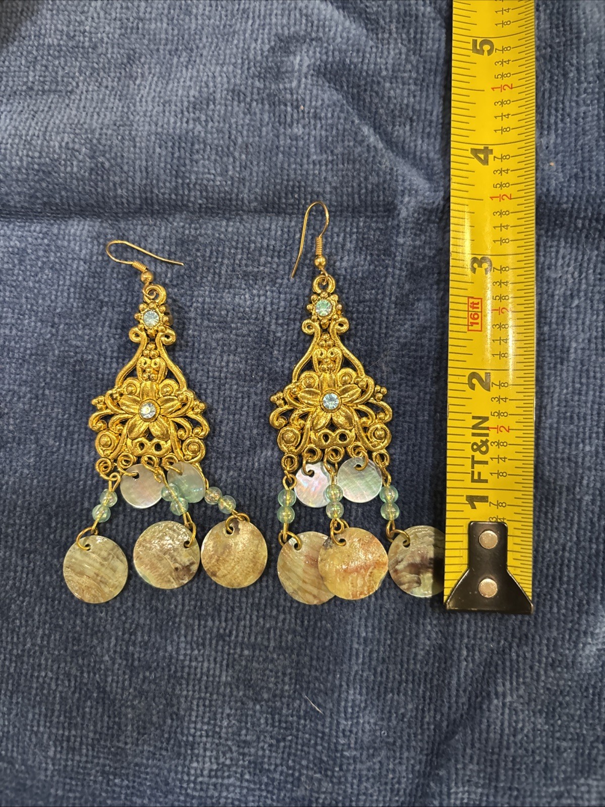 Vintage Bohemian Style Dangling Pierced Earrings