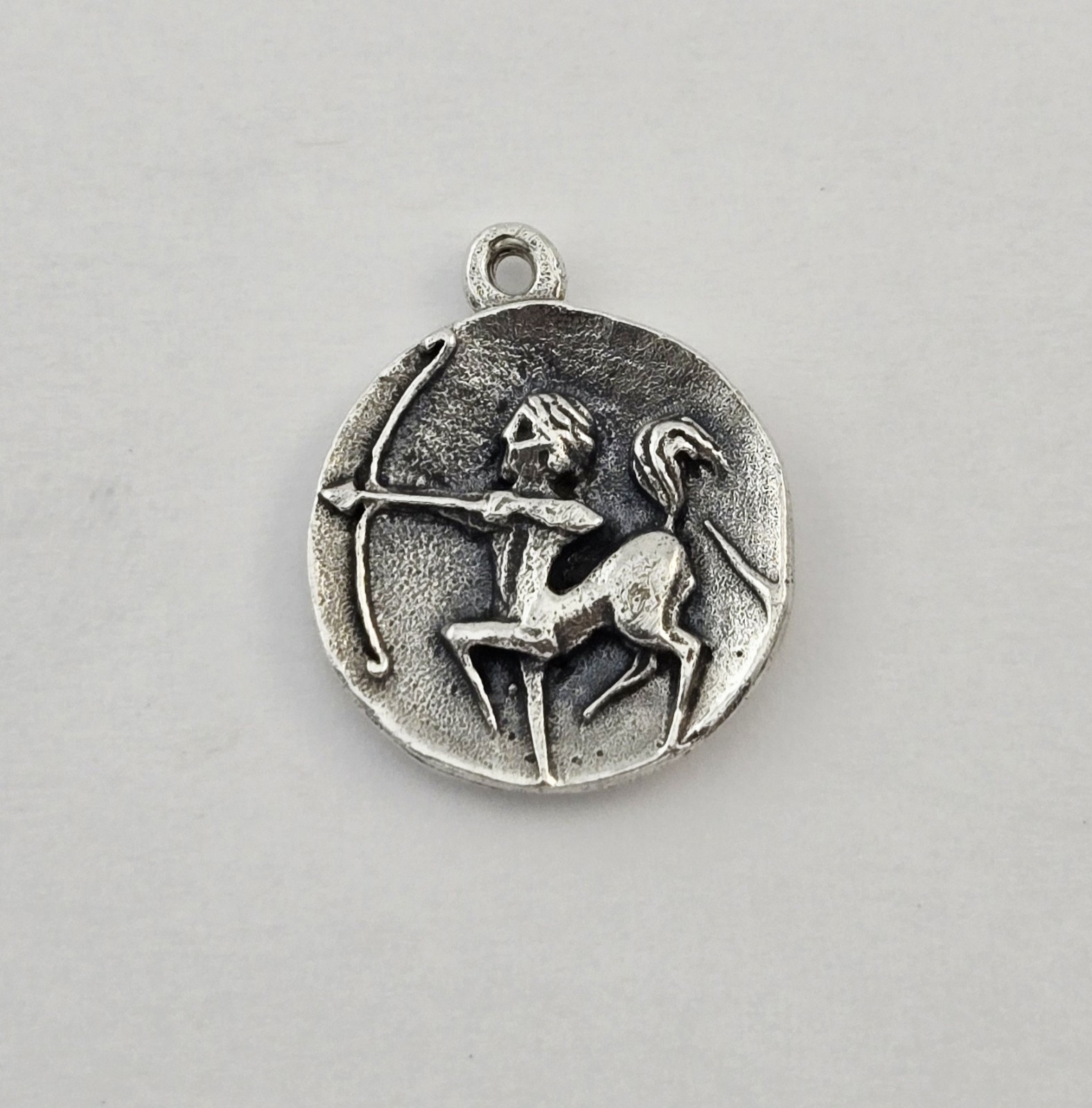 Vintage James Avery Sterling Silver Sagittarius Archer Zodiac Pendant – 3.8g