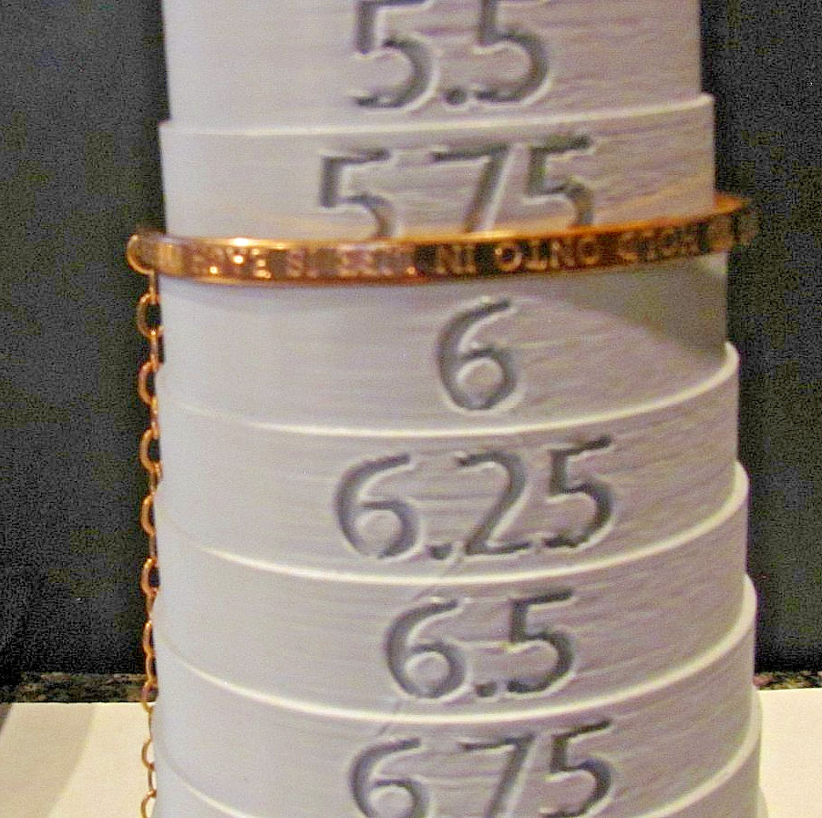 VTG Childs 14K 1/20 GF bracelet “The best thing to hold onto is each other”5.75”