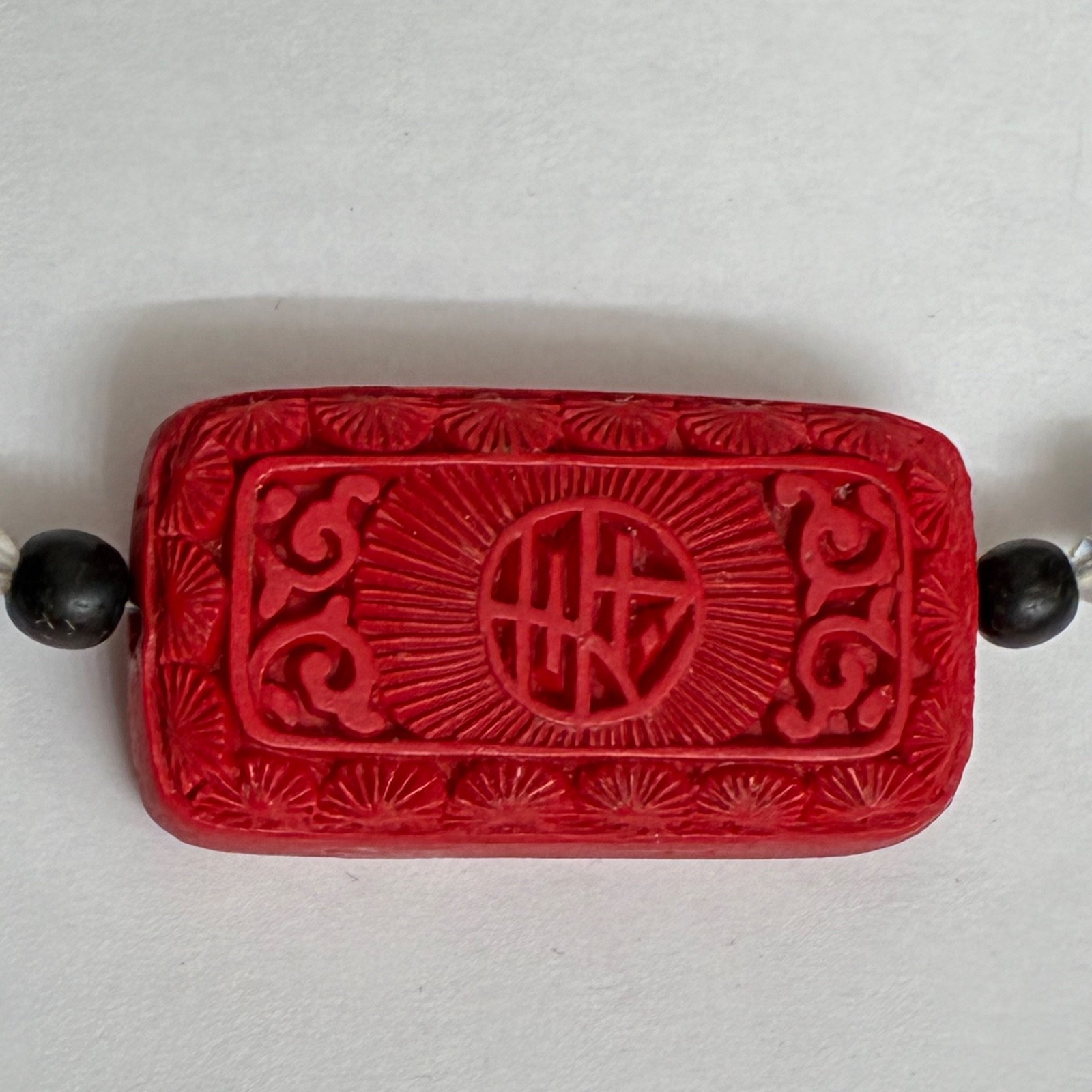 Red Cinnabar Turquoise Necklace
