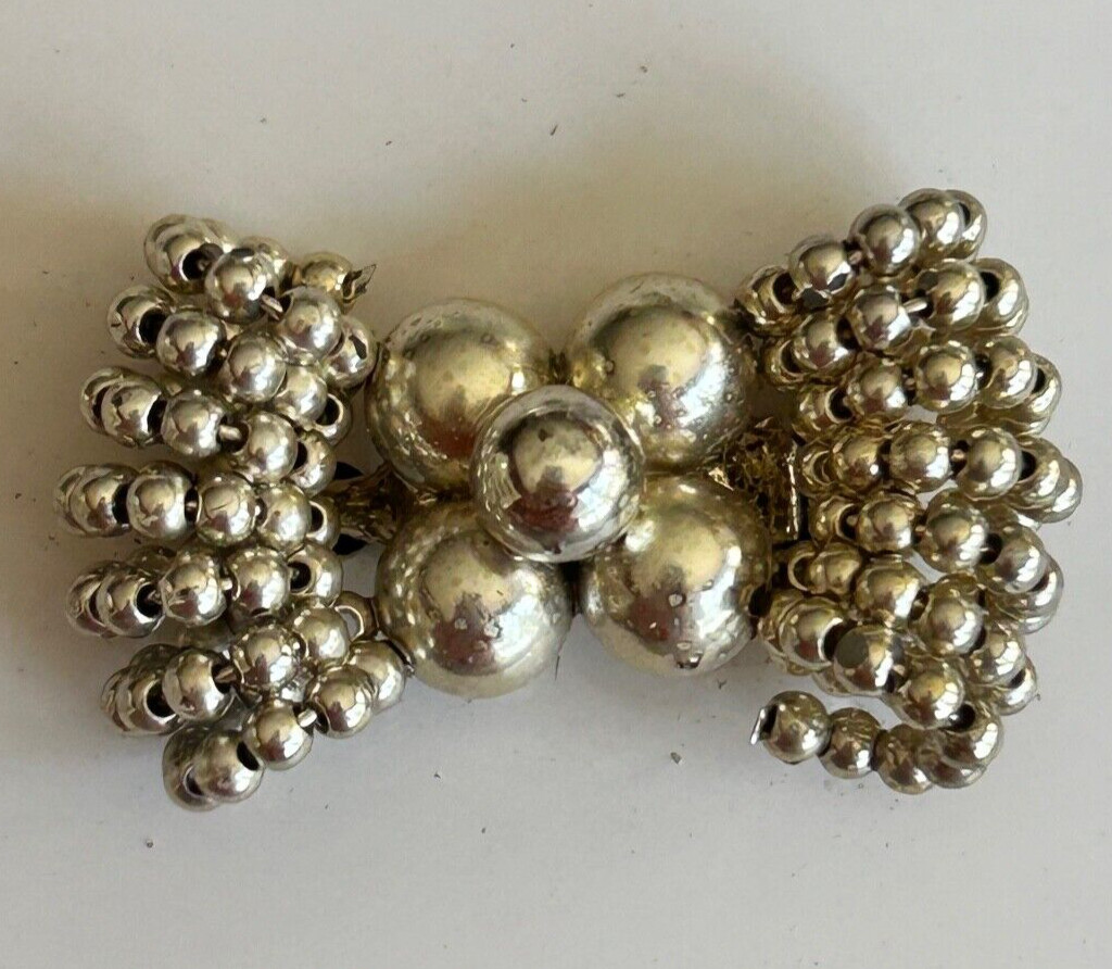 Vintage 1950’s Silver Seed Bead Any Occasion Brooch / Pin (LOT OF 11)