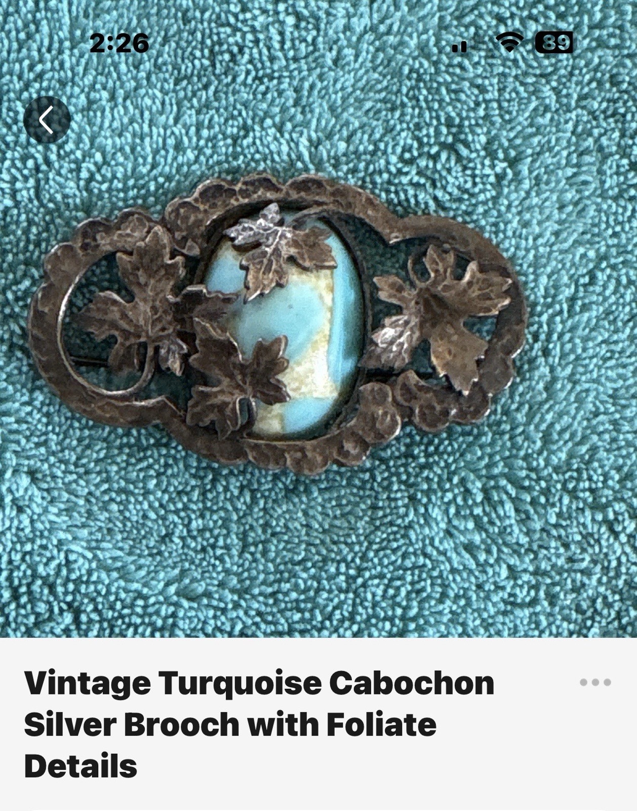 Vintage Mixed Lot 6 Brooches 925 Silver w/ Turquoise Cabochon & Bird Pins