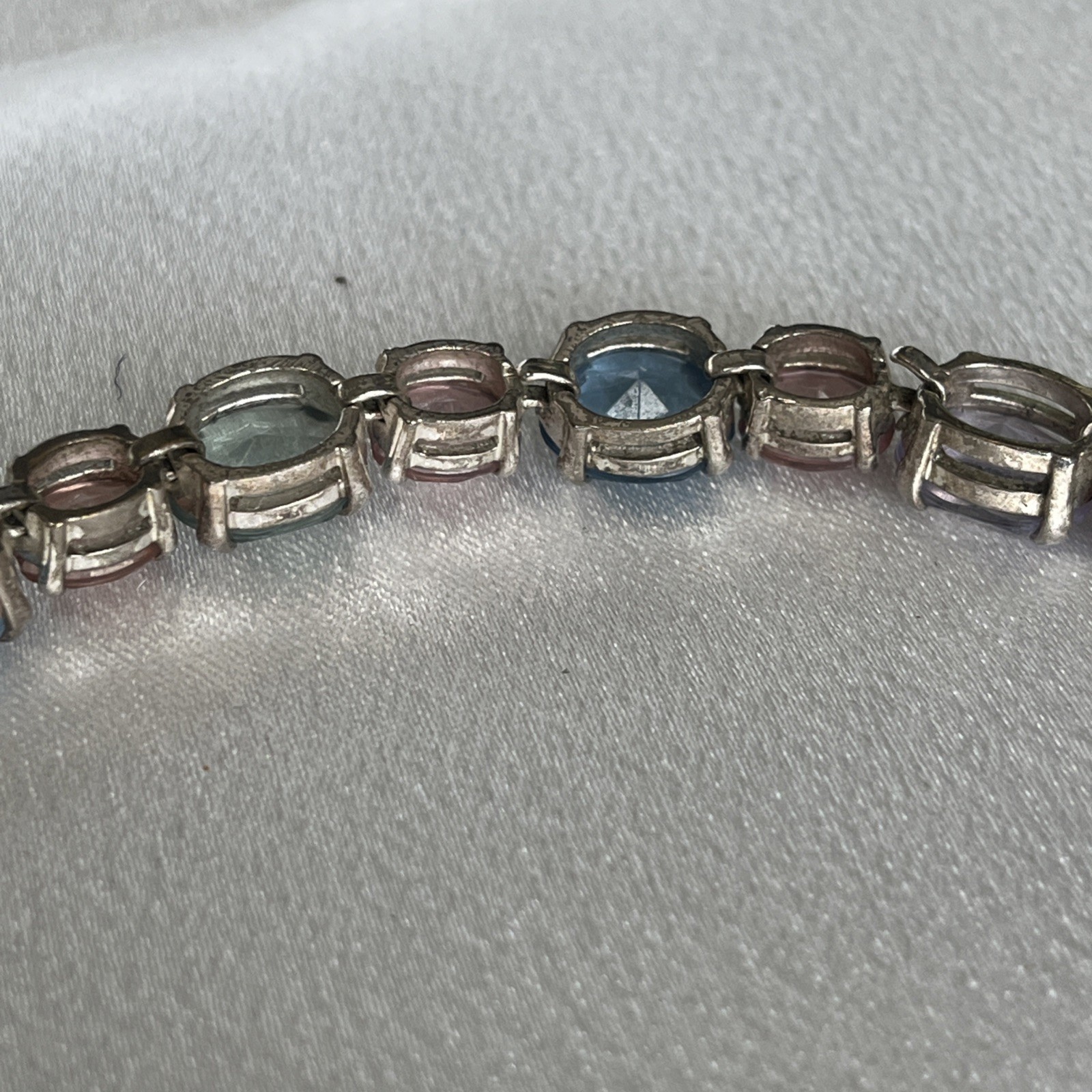 Multicolor Faceted Gemstone Bracelet