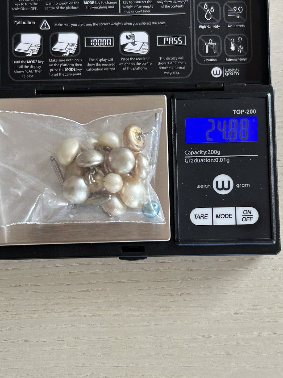 Vintage Pearl Mixed Lot Cufflinks Shirt Studs Jewelry Parts Repair AS IS Untest