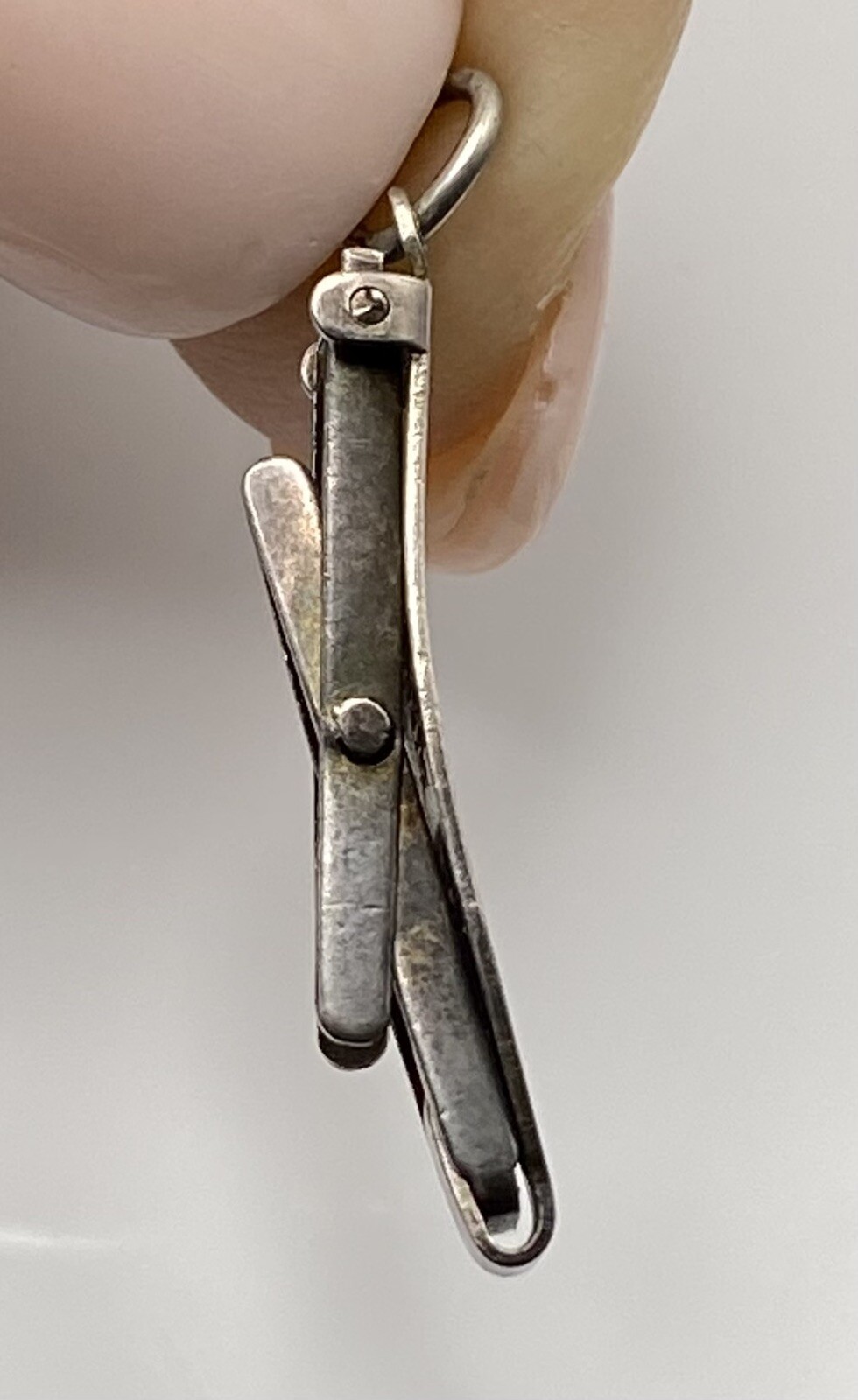 Vintage 40’s Mexico Sterling Silver Folding IRONING BOARD Movable Charm
