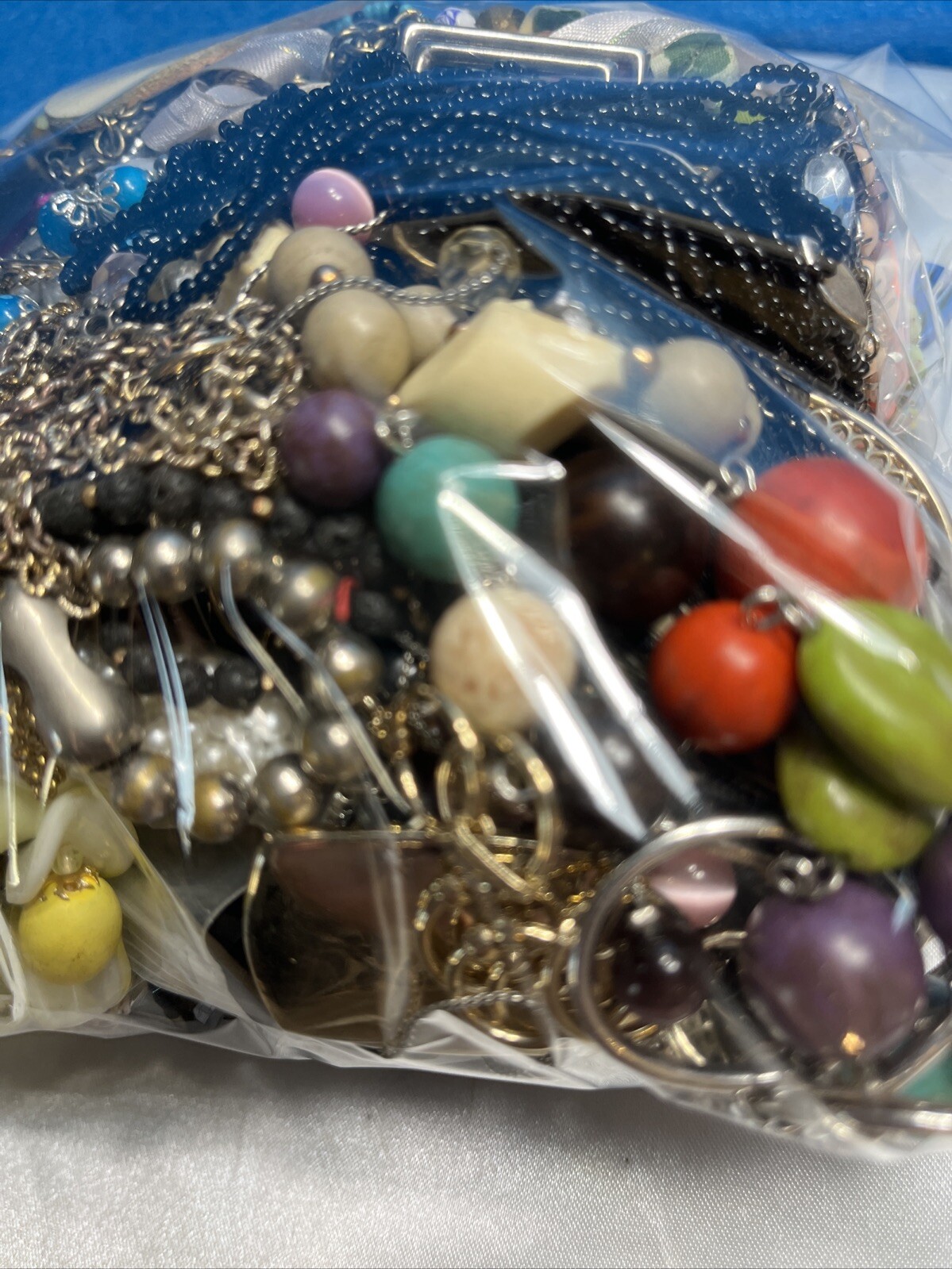 Huge 3lb Lot of Unsorted Jewelry, #17