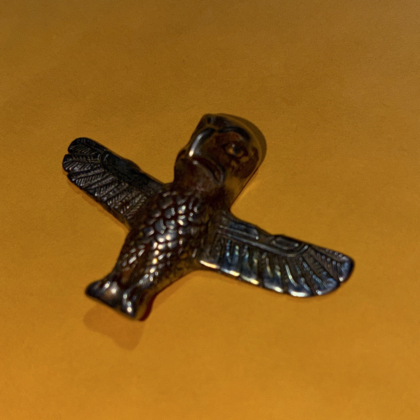 Silver Tone Metal Bird Brooch Pin Animal & Insect Theme Unisex Adults
