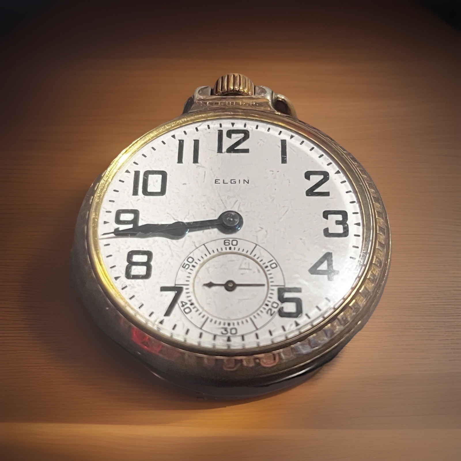 Antique 1925 Elgin B.W. Raymond Railroad Grade 478 Pocket Watch – 21 Jewel 12kt