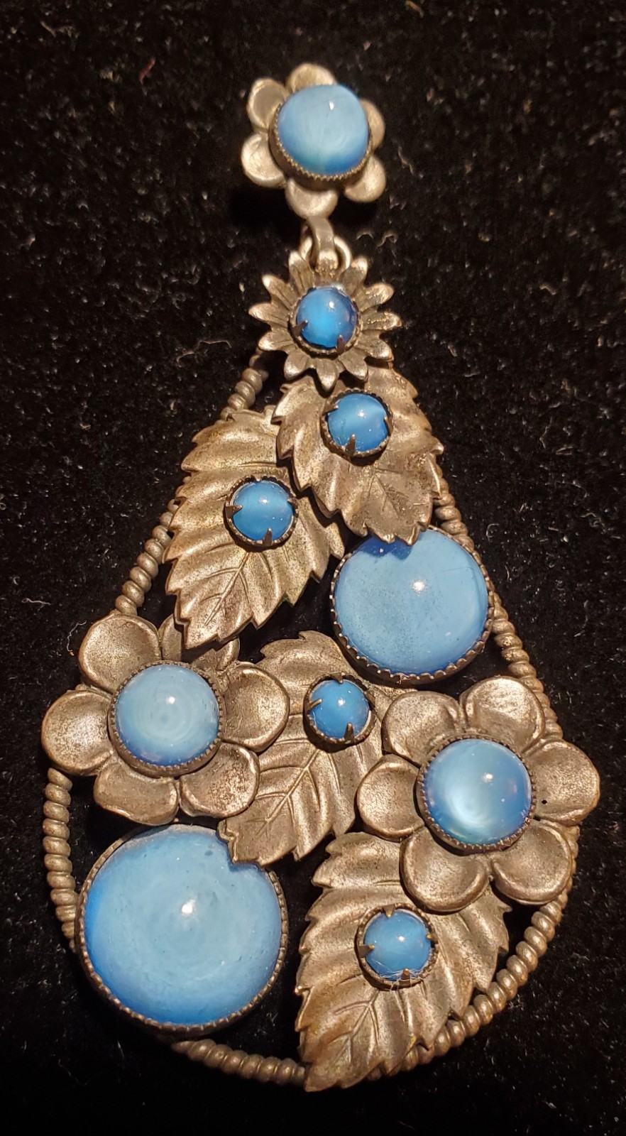 Vintage Neiger Brothers Czech Republic Pendant 1930s